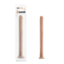 Load image into Gallery viewer, Dr. Skin Silver Collection Dildo with Suction Cup 19in - Vanilla