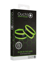 Load image into Gallery viewer, Ouch! Biceps Band - Black/Glow In The Dark/Green