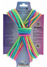 Load image into Gallery viewer, Ouch Bondage Rope 10 Meter Nylon - Multicolor
