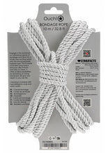 Load image into Gallery viewer, Ouch Bondage Rope 10 Meter Nylon - Silver