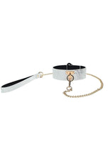 Load image into Gallery viewer, Ouch! Florence Collection Collar with Leash - White