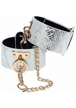 Load image into Gallery viewer, Ouch! Florence Collection Leg Cuffs - White