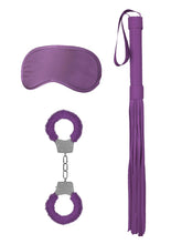 Load image into Gallery viewer, Ouch! Kits Introductory Bondage Kit #1 - Purple - 3 Piece Kit