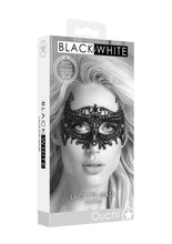Load image into Gallery viewer, Ouch! Lace Eye-Mask Empress - Black
