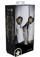 Load image into Gallery viewer, Ouch! London Collection Leg Cuffs - Black