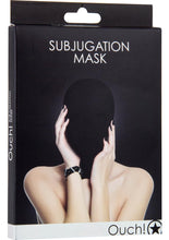 Load image into Gallery viewer, Ouch! Subjugation Mask - Black