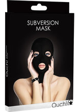 Load image into Gallery viewer, Ouch! Subversion Mask - Black