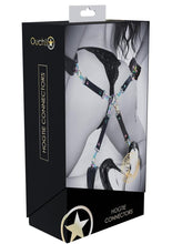 Load image into Gallery viewer, Ouch! Venice Collection Hogtie Connectors - Black