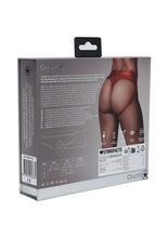 Load image into Gallery viewer, Ouch! Vibrating Strap-On Thong Rechargeable