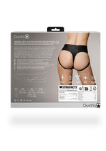 Load image into Gallery viewer, Ouch! Vibrating Strap-On Thong with Removable Butt Straps Rechargeable