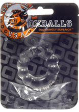 Load image into Gallery viewer, Oxballs Atomic Jock 'The 6 Pack' Sport Cock Ring - Clear