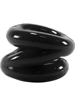 Load image into Gallery viewer, Oxballs Atomic Jock Z-Balls Cock Ring and Ball Stretcher - Black