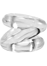 Load image into Gallery viewer, Oxballs Atomic Jock Z-Balls Cock Ring and Ball Stretcher - Clear