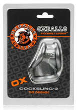 Load image into Gallery viewer, Oxballs Cocksling-2 The Original - Black/Silver
