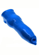 Load image into Gallery viewer, Oxballs Fido Beast-Shaped Cocksheath with Bullet - Blue/Teal