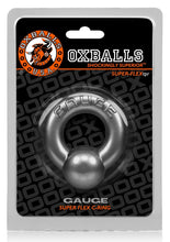 Load image into Gallery viewer, Oxballs Gauge Super Flex Cock Ring - Grey/Silver