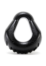 Load image into Gallery viewer, Oxballs Hung Padded Silicone Cock Ring - Black - 3in