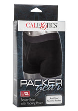 Load image into Gallery viewer, Packer Gear Boxer Brief with Packing Pouch - Black - Large/XLarge