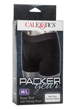 Load image into Gallery viewer, Packer Gear Boxer Brief with Packing Pouch - Black - Large/Medium