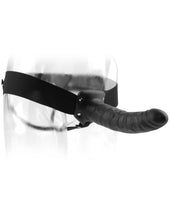 Load image into Gallery viewer, Fetish Fantasy 8 inch Hollow Strap-On (Black)