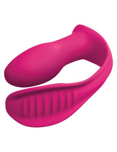 Load image into Gallery viewer, 3Some Double Ecstasy Silicone Rechargeable Vibrator with Remote Control