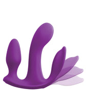 Load image into Gallery viewer, 3Some Total Ecstasy Silicone Rechargeable Vibrator with Remote Control