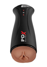 Load image into Gallery viewer, Pdx Elite Fuck-Gasm Rechargeable Male Masturbator - Black/Caramel