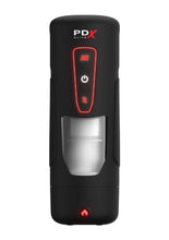 Load image into Gallery viewer, Pdx Elite Milk Me Hotter Rechargeable Stroker - Black