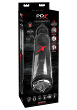 Load image into Gallery viewer, Pipedream Extreme Elite Rechargeable Deluxe Mega-Bator Masturbator - Black/Clear