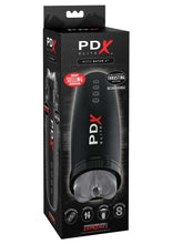 Load image into Gallery viewer, Pipedream Extreme Elite Rechargeable Motorbator 2 Masturbator - Pussy - Black/Clear