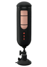 Load image into Gallery viewer, Pipedream Extreme Elite Rechargeable Vibrating Mega Milker Masturbator - Pussy - Black/Flesh/Vanilla