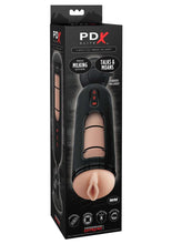 Load image into Gallery viewer, Pipedream Extreme Elite Rechargeable Vibrating Mega Milker Masturbator - Pussy - Black/Flesh/Vanilla