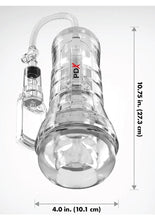 Load image into Gallery viewer, Pdx Elite Viewtube Vac XXL Pump See-Thru EZ-Grip Pump Stroker - General Orifice