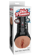 Load image into Gallery viewer, Pdx Extreme Wet Pussies Super Juicy Snatch XXL Self Lubricating Stroker - Caramel