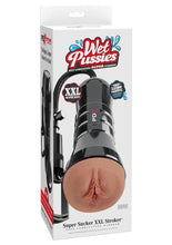 Load image into Gallery viewer, Pdx Extreme Wet Pussies Super Sucker XXL Stroker - Pussy - Caramel - XXLarge