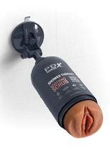 Load image into Gallery viewer, Pdx Plus Shower Therapy Soothing Scrub Discreet Stroker - Caramel