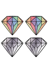 Load image into Gallery viewer, Peekaboos Diamonds Pasties - Multicolor/Rainbow