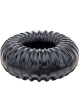 Load image into Gallery viewer, Perfect Fit Ribbed Ring Cock Ring - Black