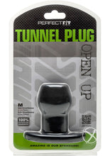 Load image into Gallery viewer, Perfect Fit Tunnel Plug - Black - Medium