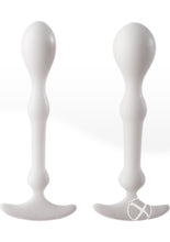 Load image into Gallery viewer, Peridise Set Unisex Anal Stimulators White 2 Each - White