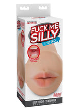 Load image into Gallery viewer, Pipedream Extreme Toyz Fuck Me Silly to Go Deep Throat Cocksucker Mega Masturbator - Mouth - Vanilla