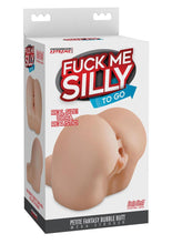 Load image into Gallery viewer, Pipedream Extreme Toyz Fuck Me Silly to Go Petite Fantasy Bubble Butt Mega Masturbator - Butt and Pussy - Vanilla