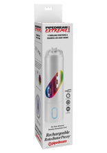 Load image into Gallery viewer, Pipedream Extreme Toyz Rechargeable Roto-Bator Pussy Masturbator - Pussy - Clear/Multicolor/White