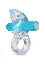 Load image into Gallery viewer, Play with Me Bull Vibrating Cock Ring - Blue