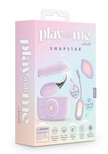 Load image into Gallery viewer, Play with Me Snapstar Rechargeable Vibrator Set with Remote - Purple - 4 Piece