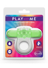 Load image into Gallery viewer, Play with Me Teaser Vibrating Cock Ring - Green