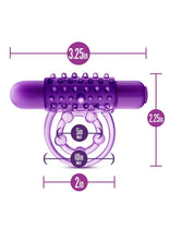 Load image into Gallery viewer, Play with Me The Player Vibrating Double Strap Cock Ring