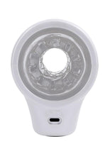 Load image into Gallery viewer, Playboy Spin Doctor Rechargeable Dual End Masturbator - Clear/White
