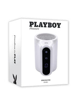 Load image into Gallery viewer, Playboy Spin Doctor Rechargeable Dual End Masturbator - Clear/White