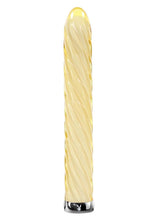 Load image into Gallery viewer, Playboy Twist Of Fate Rechargeable Glass Twirling Vibrator - Yellow